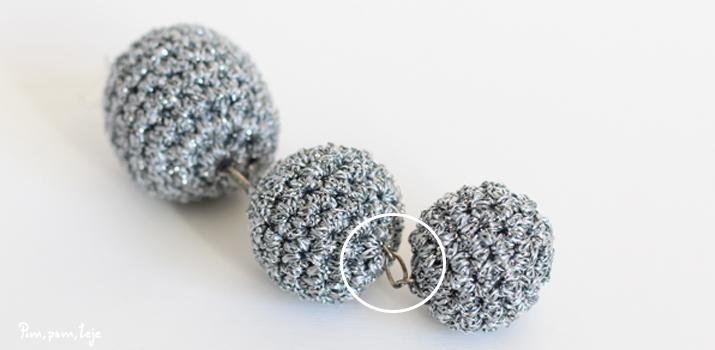 Pendientes de ganchillo.