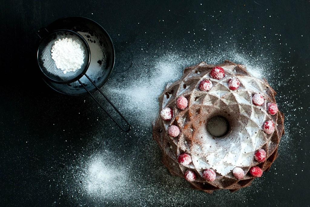 Bundt cake chocolate blanco