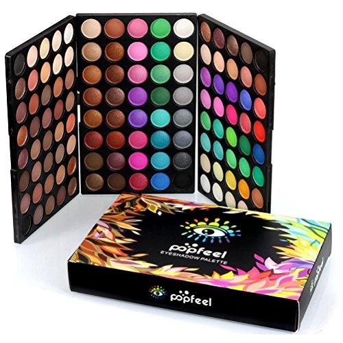 LandFox 120 Colors Cosmetic Powder Eyeshadow Palette Makeup Set Matt