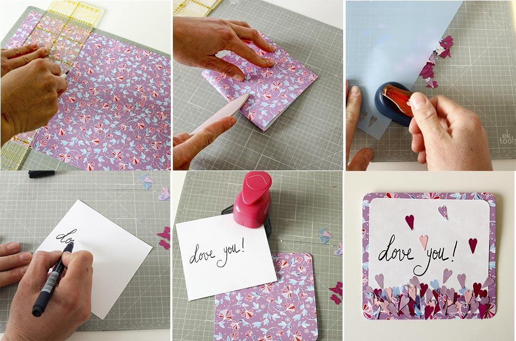 paso a paso para hacer tarjeta san valentin