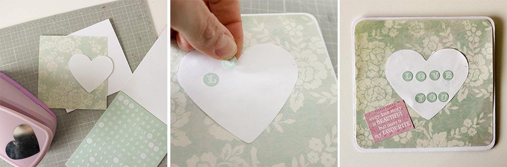 tarjeta san valentín paso a paso