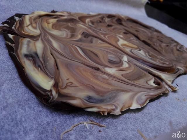 Fundimos el chocolate.