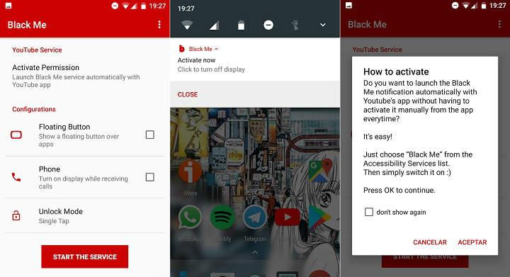 como mantener en ejecución apps como YouTube al apagar o bloquear la pantalla del móvil celular o tablet Android