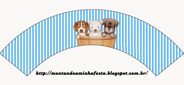 Wrappers para cupcakes de Perritos.