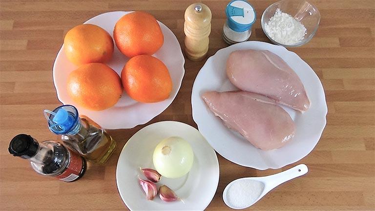 Pollo a la naranja