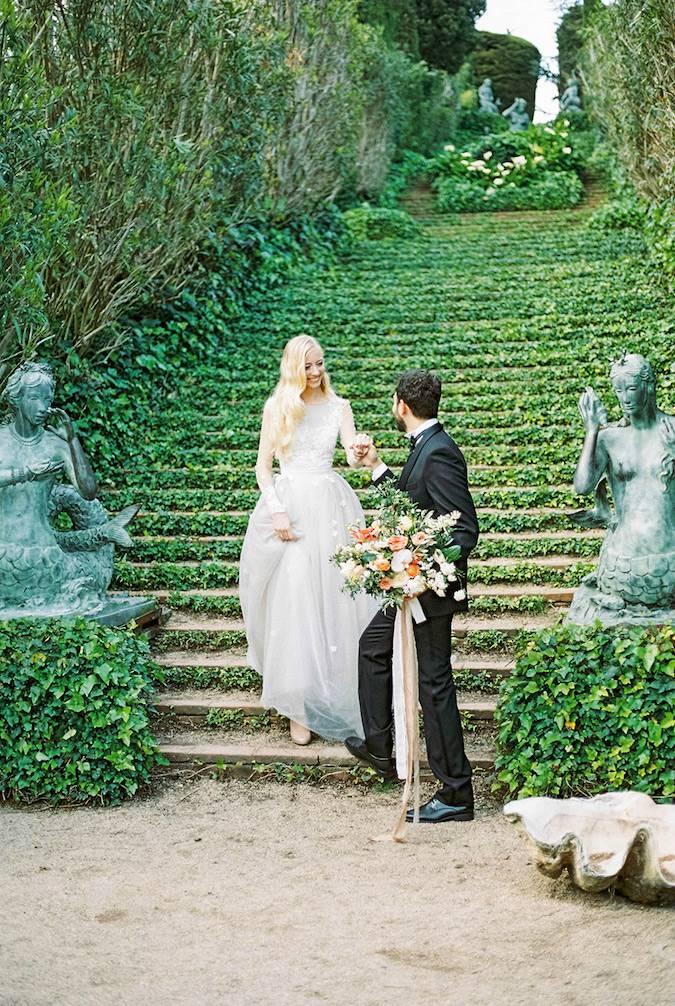 santa clotilde elopement romantico