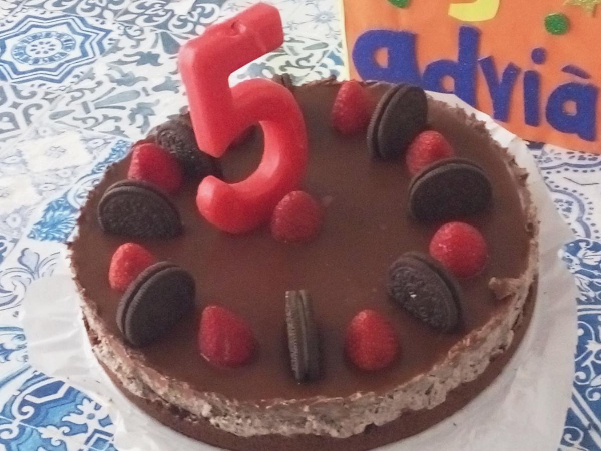 tarta de galletas oreo