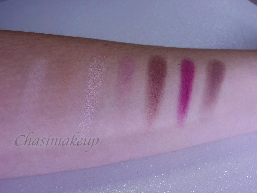 Swatches Paleta Delicious de W7