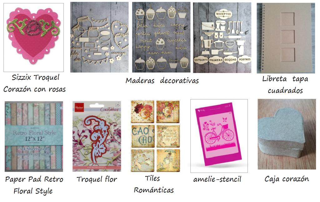 Gracias por las imágenes a la tienda scrap online LA CROP