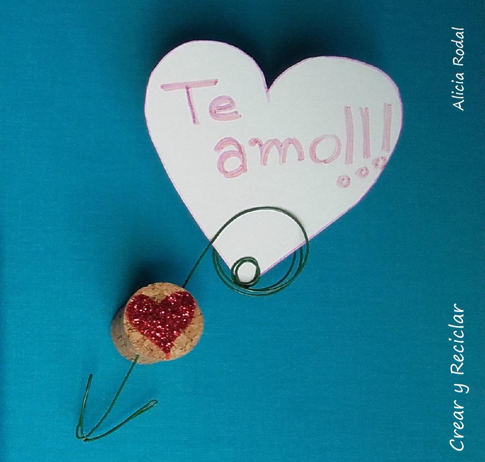 Idea para San Valentín Nº 3: imán de nevera para fotos o notas