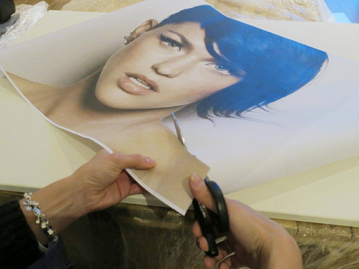 recorta plantilla para el retrato