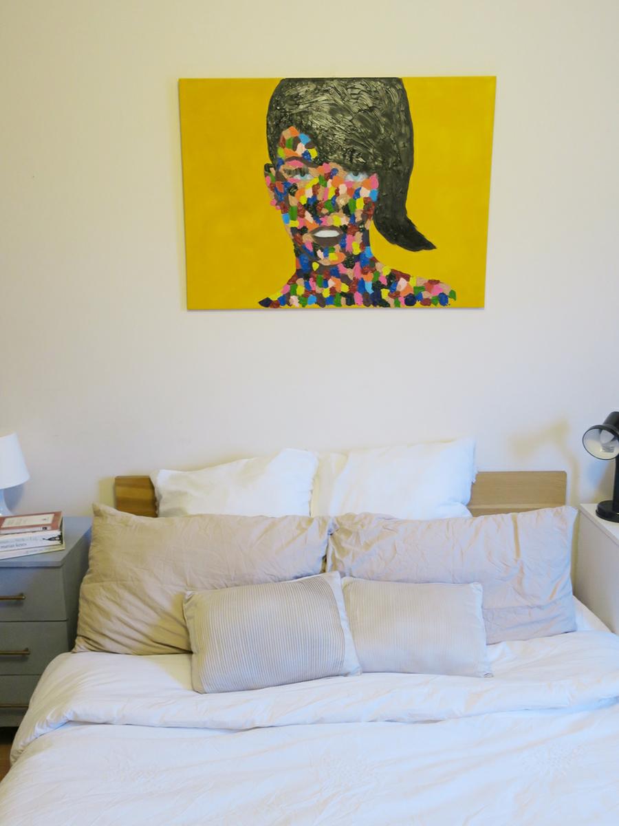 retrato abstracto de colores