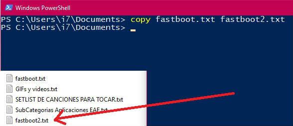 ejemplos de comandos MS-DOS y como utilizarlos