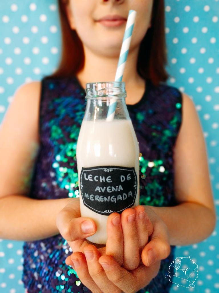 leche de avena merengada