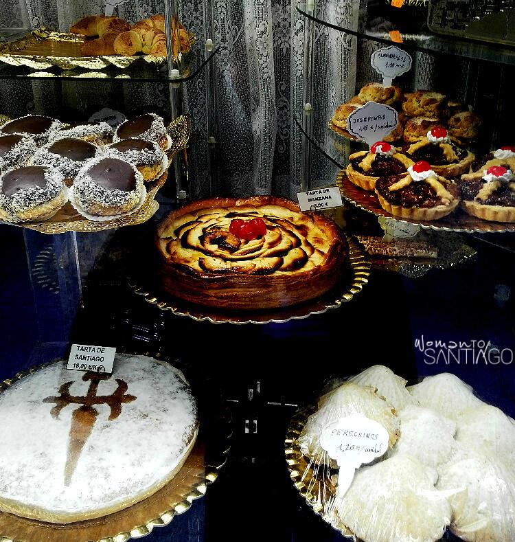 Tarta de Santiago y dulces peregrinos