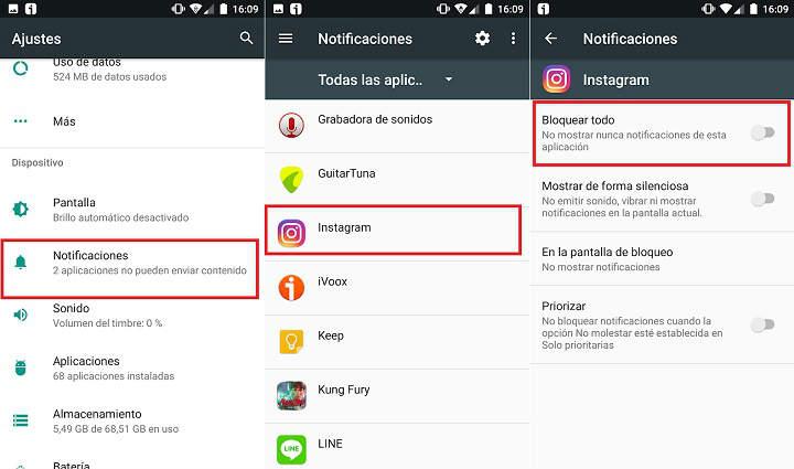 como quitar las notificaciones de android desactivar los avisos de apps de la pantalla del movil tutorial