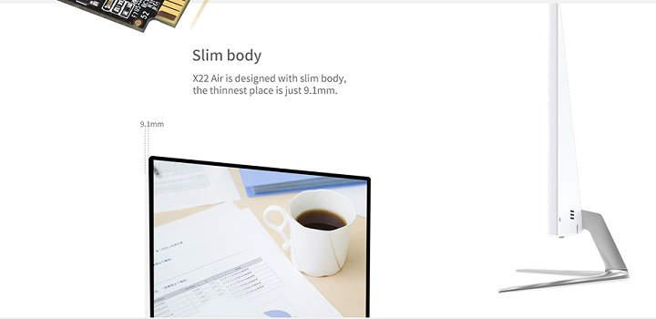 Teclast X22 Air reseña analisis review de este all in one chino con pantalla de 21.5 pulgadas procesador Intel Celeron a 2.24GHz 4GB de RAM 128GB SSD especificaciones precio y opinión