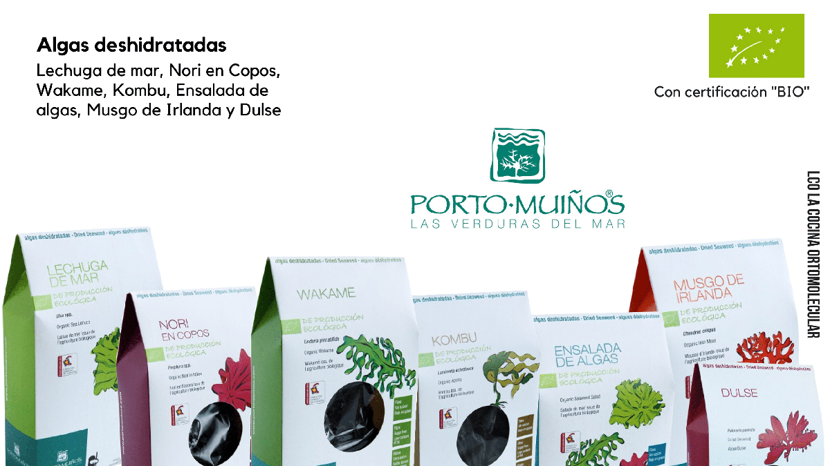 Algas secas- deshidratadas