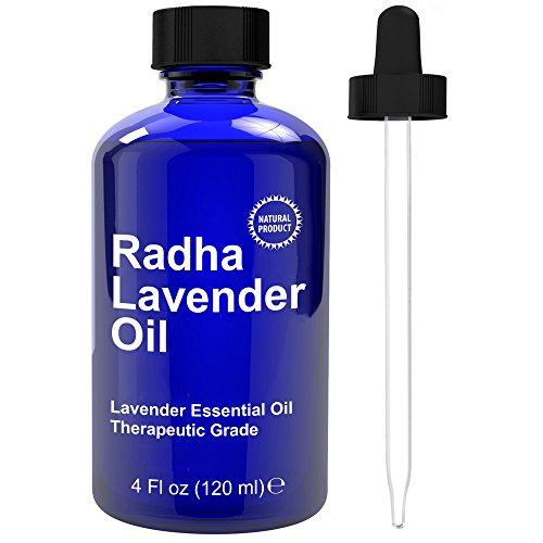 Radha Beauty Lavender Essential Oil Therapeutic Grade - 4 oz.
