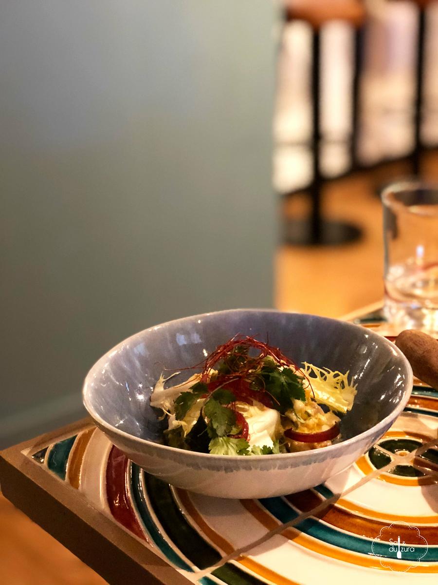 ceviche de mero en ginette bcn