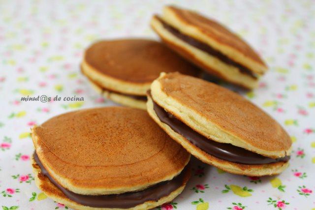 dorayakis de chocolate