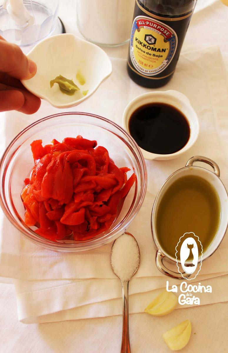 Ingredientes para la salsa