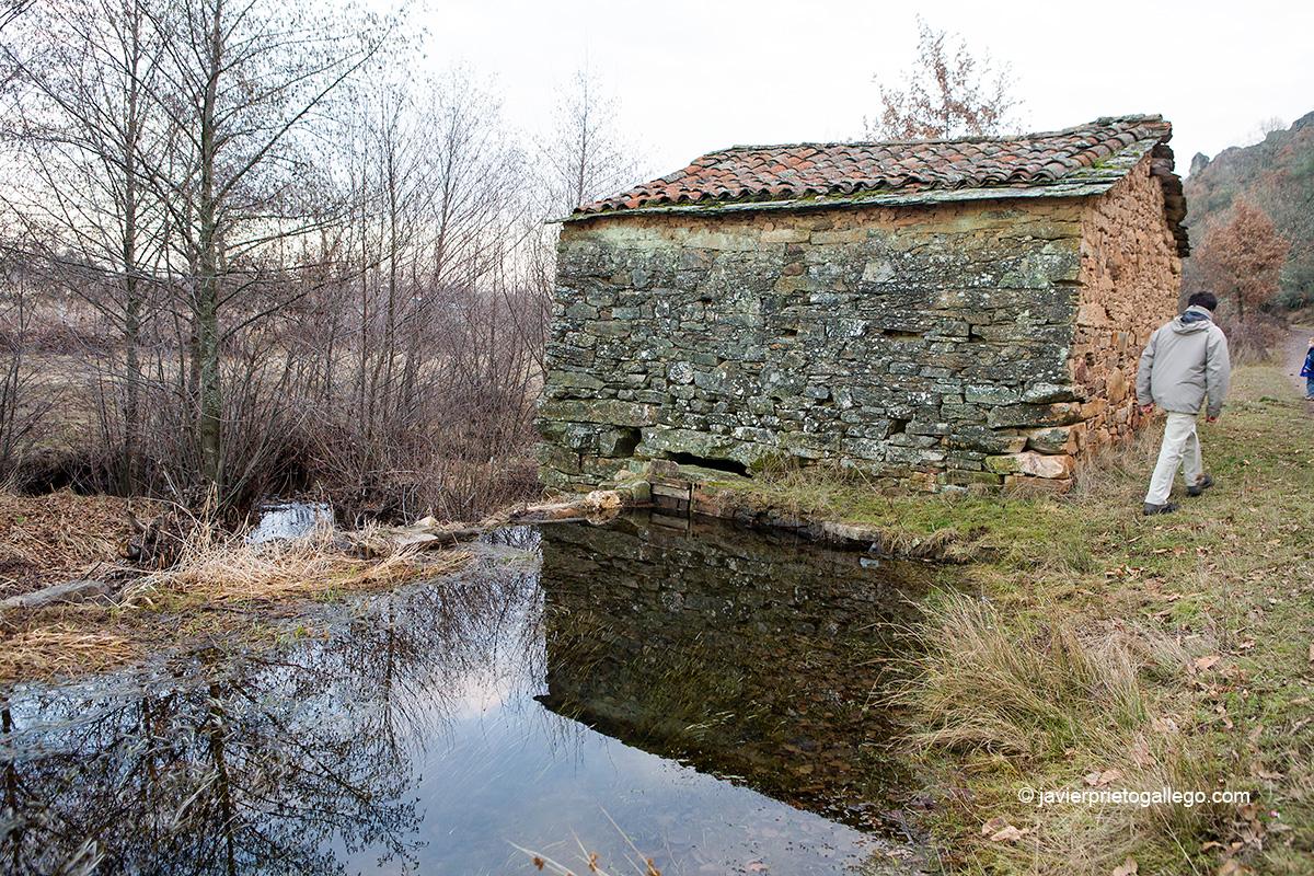  Molino junto al río Aliste cerca de Mahíde. Comarca de Aliste. Sierra de la Culebra. Zamora. Castilla y León. España. © Javier Prieto Gallego