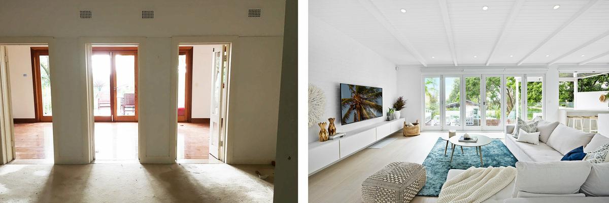 Antes_después_reforma_vivienda_de_estilo_Slow_Design_decoración-salón-11