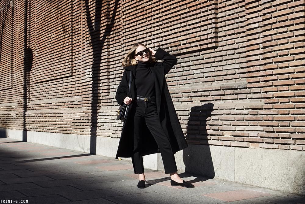 Trini | Max Mara coat Levis jeans The Row loafers