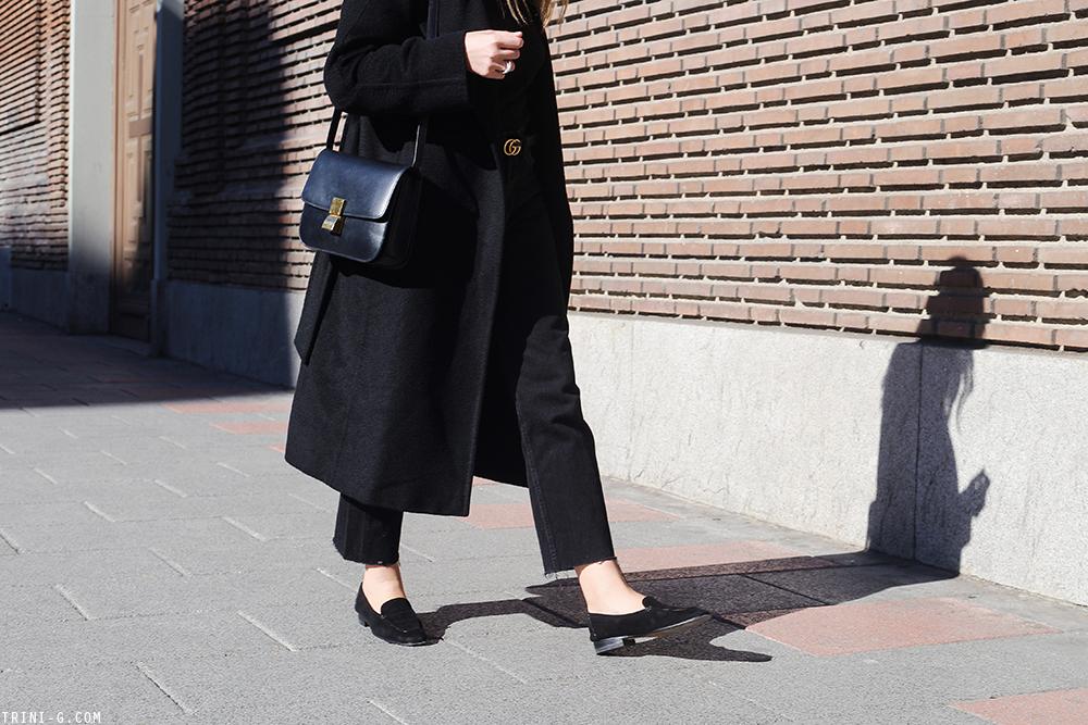 Trini | Max Mara coat Levis jeans The Row loafers