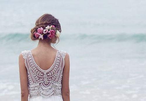 Cabello perfecto en el mar