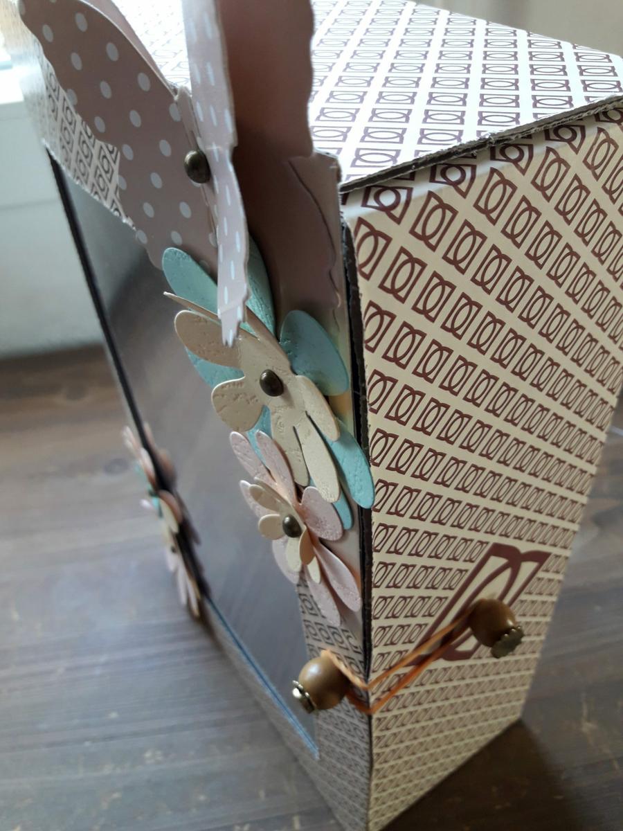 ¿Como reciclar con scrapbooking una caja ?