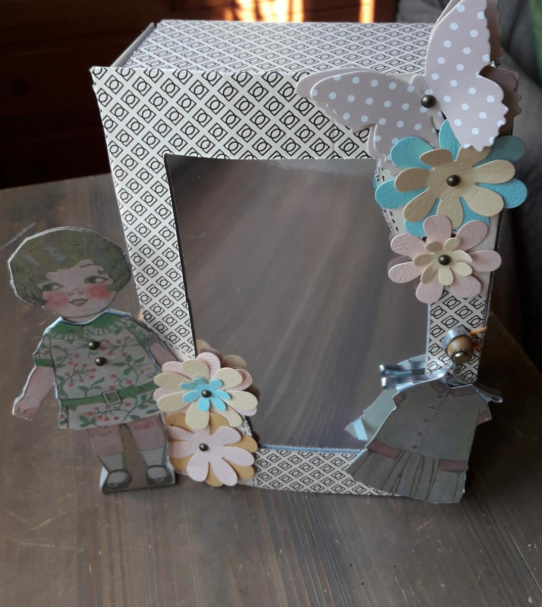 ¿Como reciclar con scrapbooking una caja ?