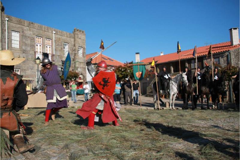 Un combate medieval