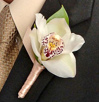 Orquídea en la solapa