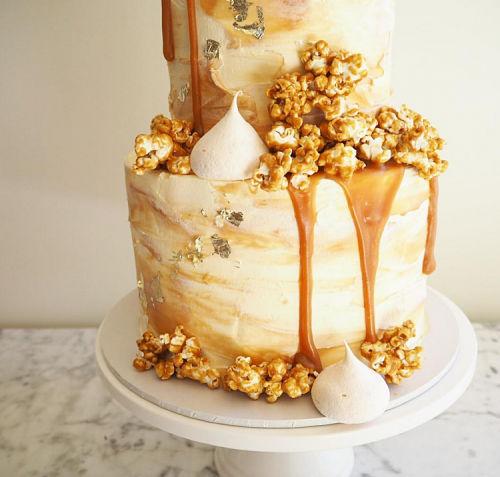 Tarta nupcial drip cake