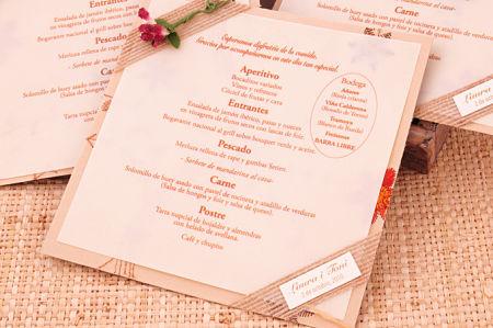 Menú de una boda ecológica