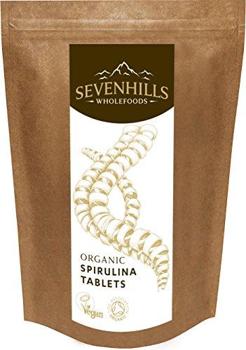 Sevenhills Wholefoods Espirulina Comprimidos Orgánico 1kg (2000 x 500mg)