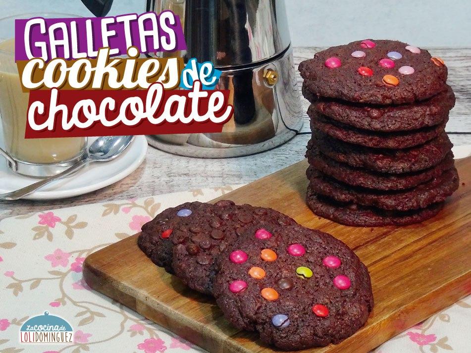 Riquísimas galletas cookies de chocolate 