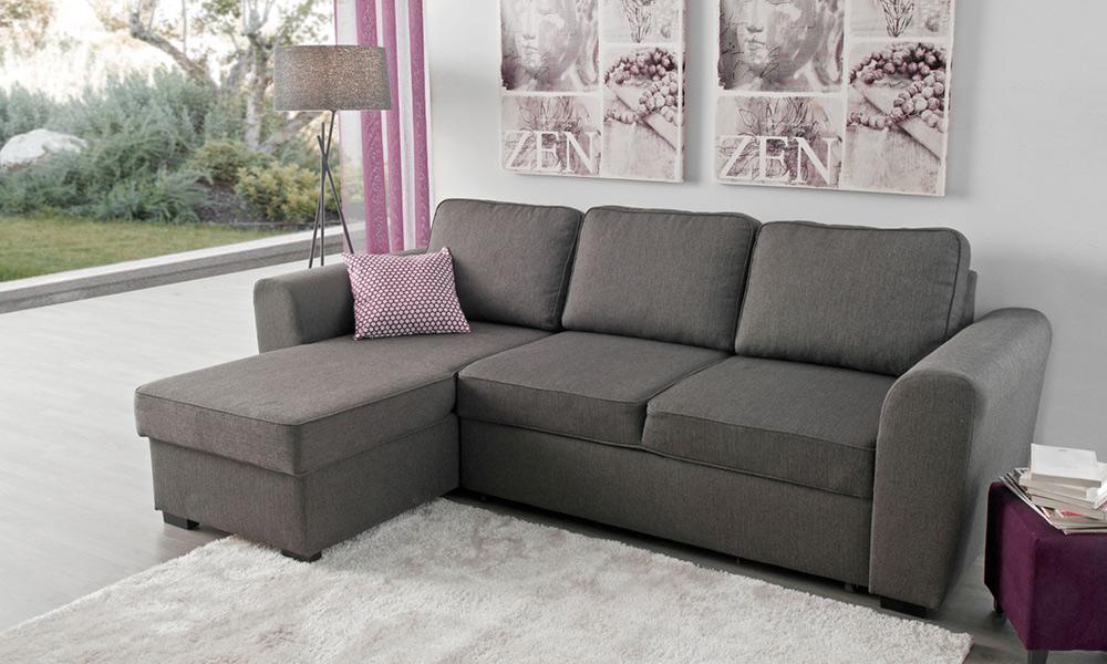 Chaise longue reversible con cama ASTON