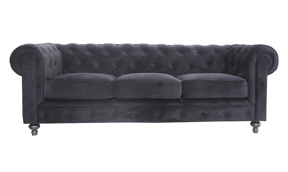 Sofá chesterfield 3 plazas LEWIS