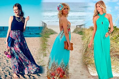 Invitadas de boda en la playa