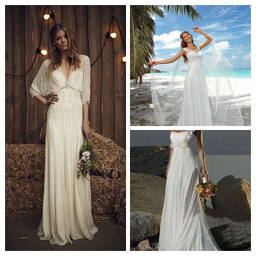 Vestidos de novia de corte imperio