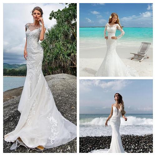 Vestidos de novia con corte sirena