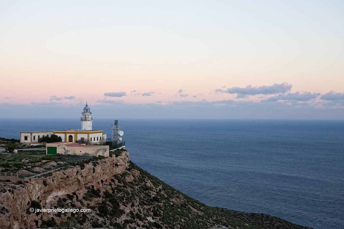 Faro de Mesa Roldán. Parque Natural del Cabo de Gata Níjar. Almería. Andalucía. España.© Javier Prieto Gallego
