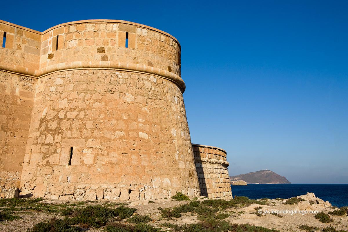 Batería de San Felipe. Cabo de Gata. Almería. Andalucía. España.© Javier Prieto Gallego