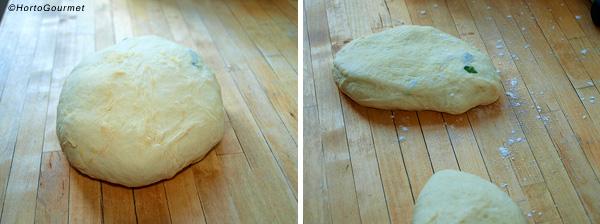 Focaccia de tomate y albahaca paso 2 HortoGourmet