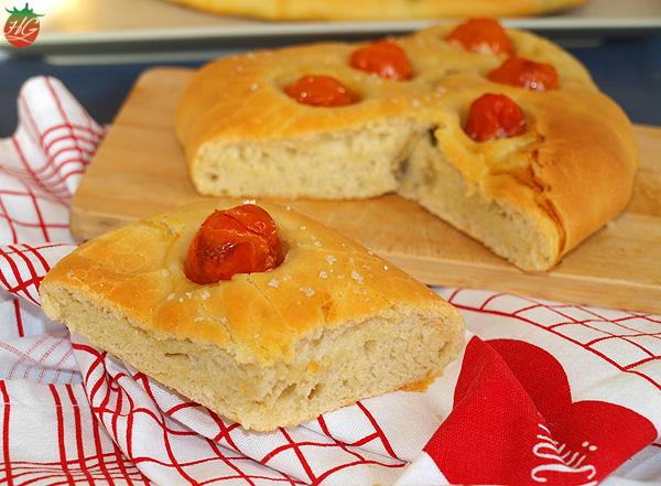 Focaccia de tomate y albahaca HortoGourmet