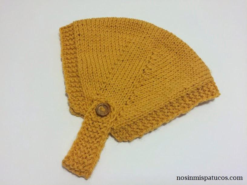 capota tejida a mano