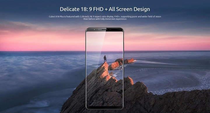 CUBOT X18 Plus analisis especificaciones y opinión de este móvil con pantalla Full HD+ CPU MTK6750T Octa Core 4GB de memoria RAM 64GB de almacenamiento cámara doble de 20MP y batería de 4000mAh precio y oferta de compra